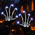Guantes de esqueleto con luz LED: foto ilustrativa de ambiente