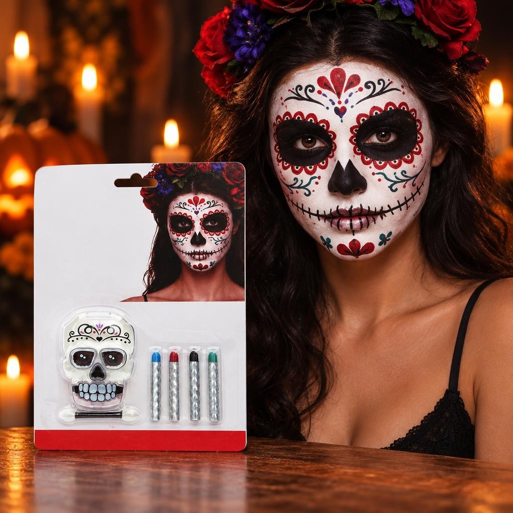 Kit de maquillaje Catrina: foto ilustrativa de ambiente